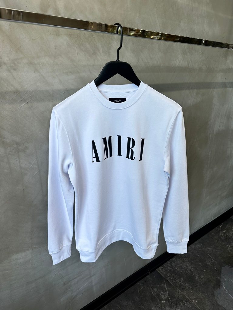 White Amiri core logo sweatshirt