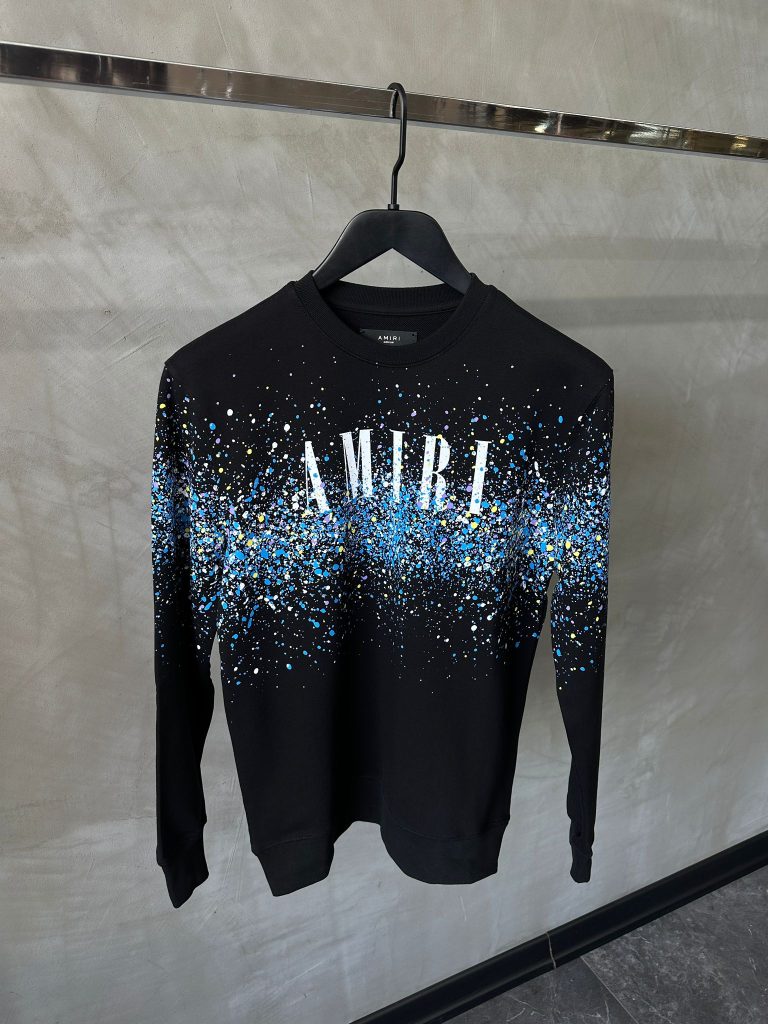 Black galaxy Amiri sweatshirt