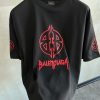 Black balenciaga BB printed tee - Image 3