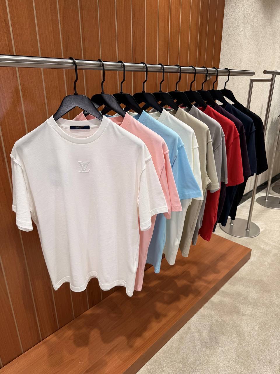 Gray LV embossed tee - Image 2