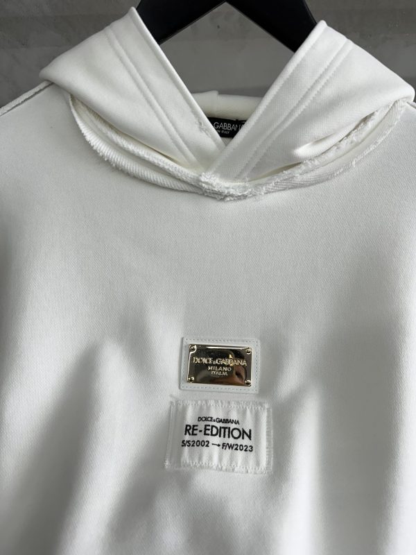 White DG re-edition logo hoodie - Image 5
