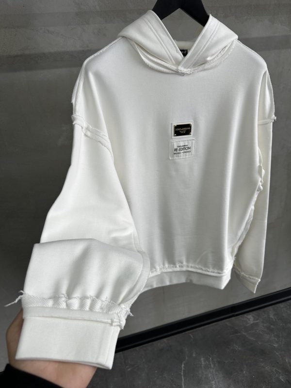 White DG re-edition logo hoodie - Image 3