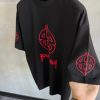 Black balenciaga BB printed tee - Image 5