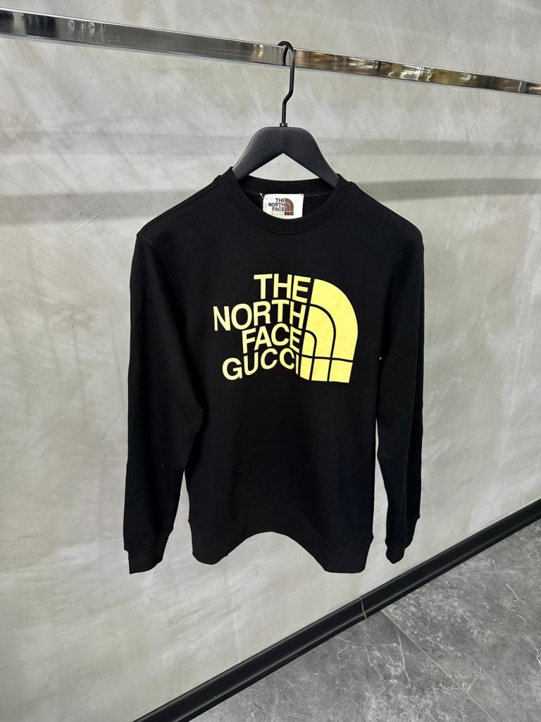 Black North Face Gucci sweatshirt