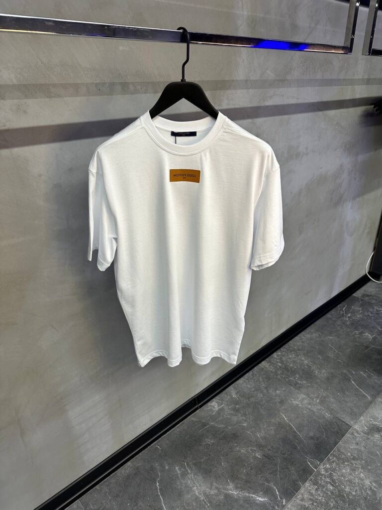 White LV inside out cotton tee