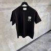 Black casablanca tennis pastel printed cotton tee