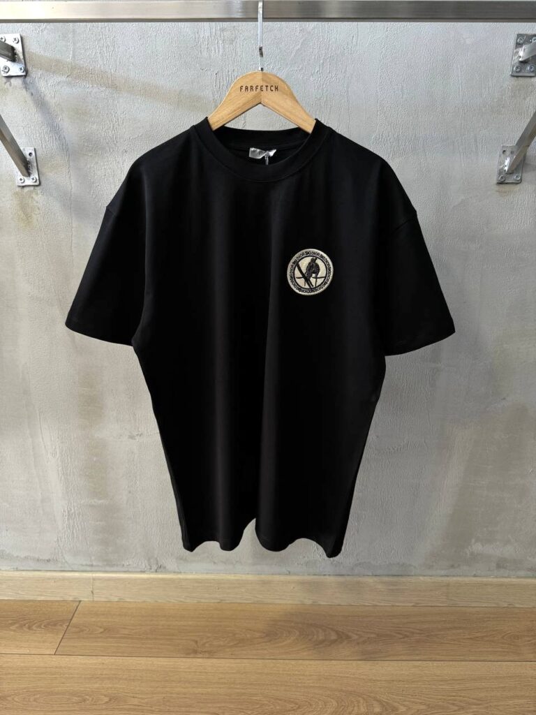 Black dior & peter doig relaxed cotton tee