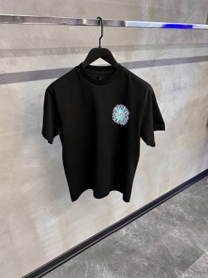 Black amiri sun cotton tee