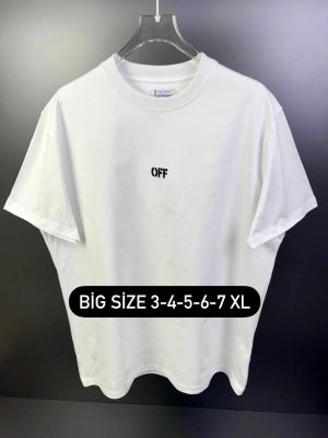 White off-white scribble diag cotton tee