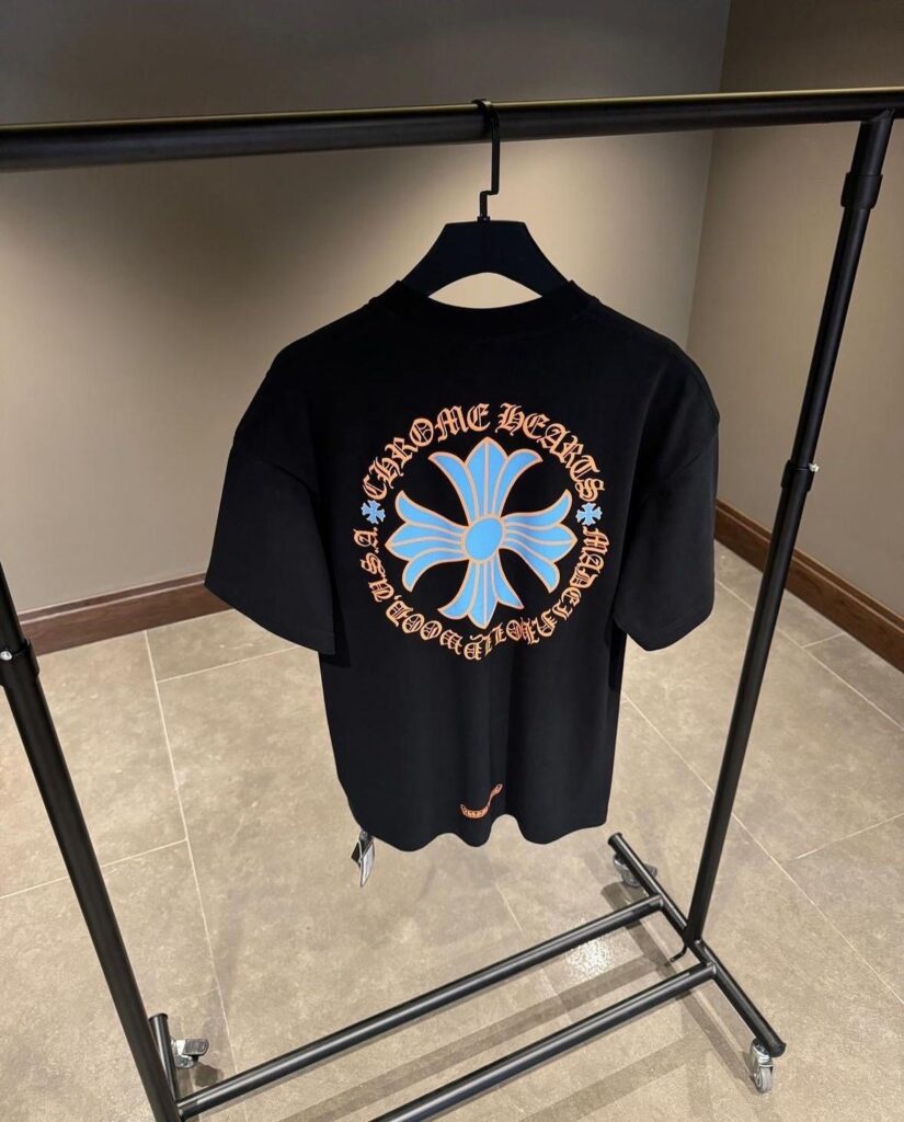 Black Chrome Hearts Miami art tee