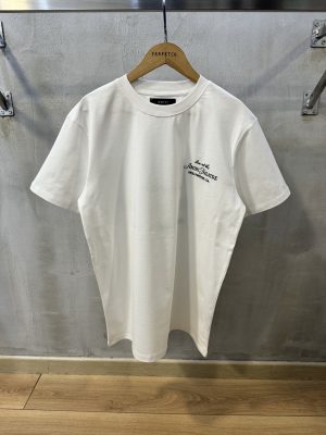 White amiri theater cotton tee