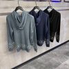 Gray LV gradient cotton hoodie - Image 10