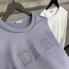 Purple gray dior stone island cotton fleece sweatshirt - Image 3