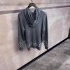 Gray LV gradient cotton hoodie - Image 2