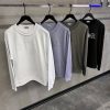 Purple gray dior stone island cotton fleece sweatshirt - Image 4