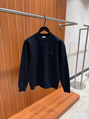 Navy dior CD icon sweatshirt