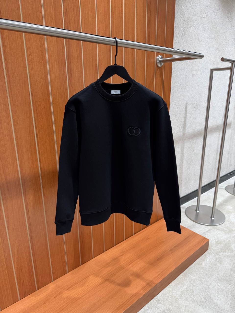 Black dior CD icon sweatshirt