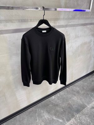 Black dior CD icon sweatshirt