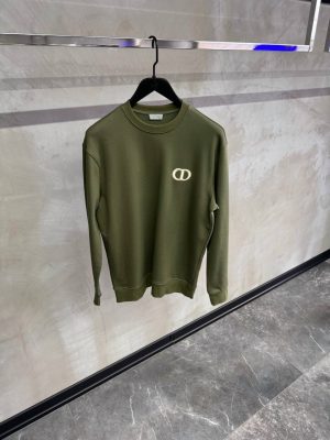 Green dior CD icon sweatshirt