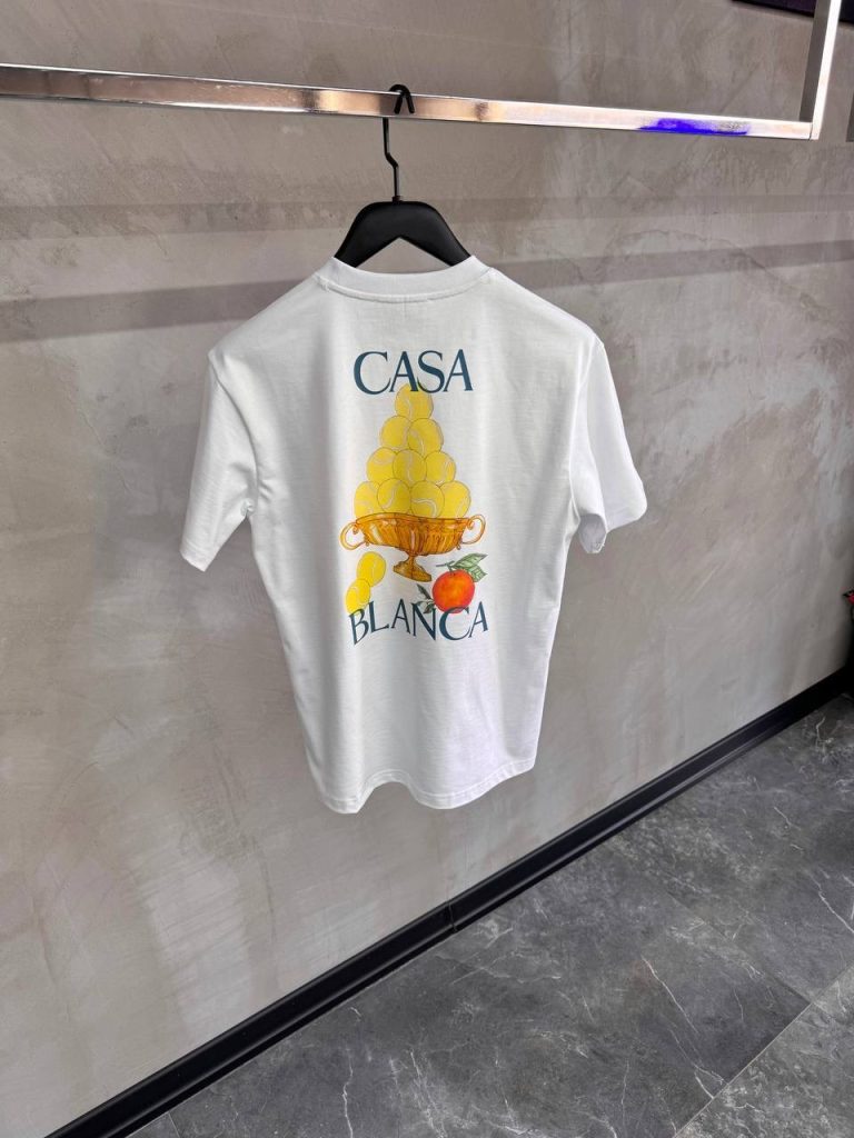 White casablanca la corbeille d'oranges cotton tee