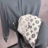 Gray LV gradient cotton hoodie - Image 5