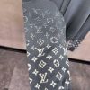 Gray LV gradient cotton hoodie - Image 6