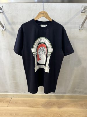 Navy casablanca la medaille cotton tee