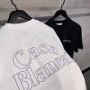 White casablanca letters cotton tee - Image 3