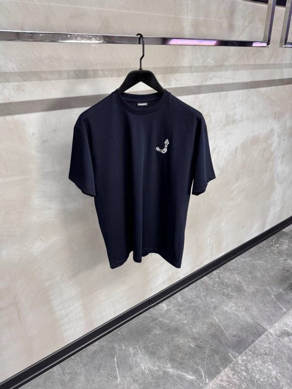 Navy jacquemus meru capri cotton tee - Image 2