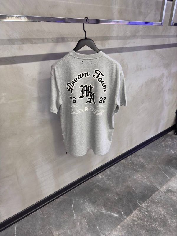 Gray amiri dream team cotton tee