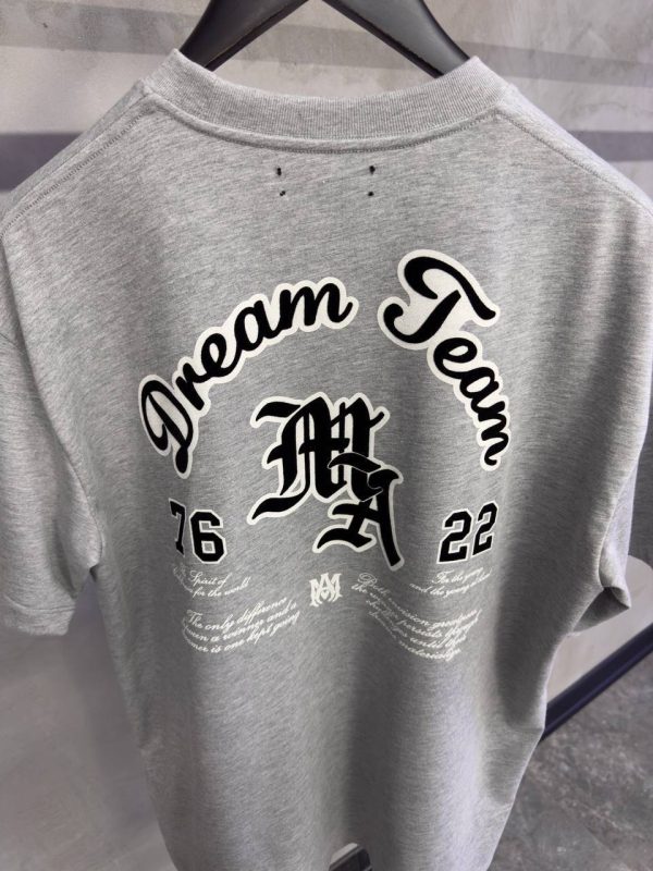 Gray amiri dream team cotton tee - Image 3