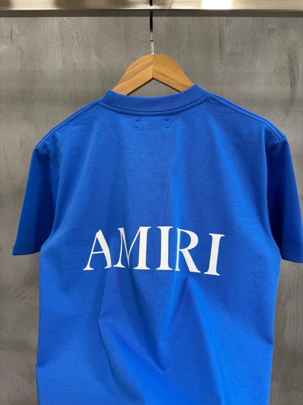 Blue amiri MA core cotton tee - Image 3