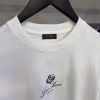 White loro piana logo cotton tee - Image 3