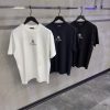 White loro piana logo cotton tee - Image 4