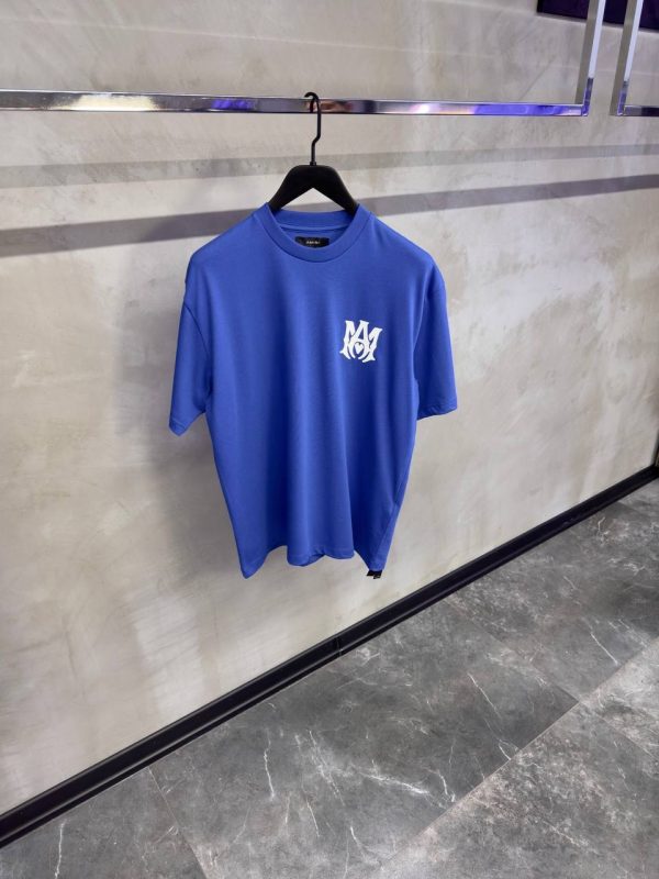 Blue amiri MA core cotton tee