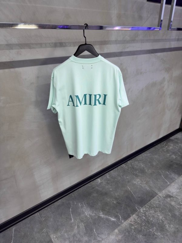 Light green Amiri MA core cotton tee - Image 2