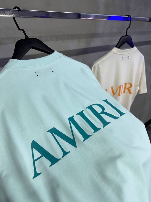 Light green Amiri MA core cotton tee - Image 3