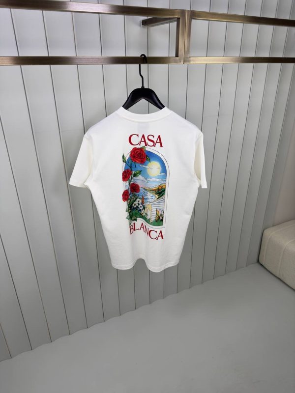 White casablanca LA days cotton tee