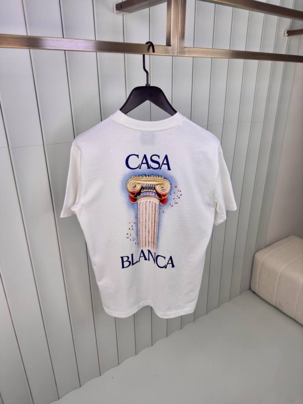White casablanca la colonne cotton tee