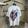 White off-white with san matthew print cotton tee