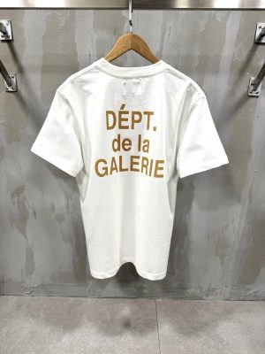 White gallery dept print cotton tee