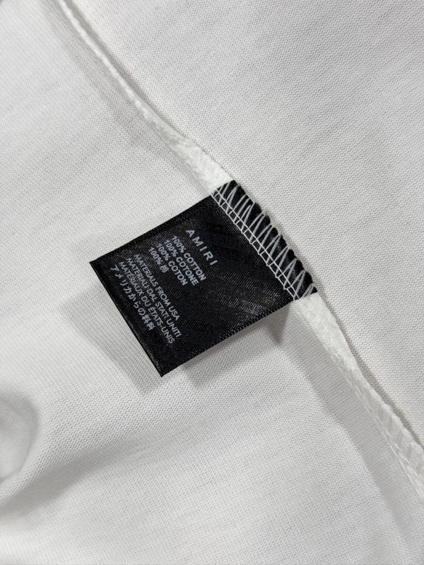 White amiri MA Quad cotton tee - Image 4