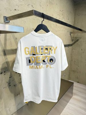 White Gallery dept Art deco cotton tee