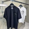 Black chrome hearts vintage cotton tee - Image 5