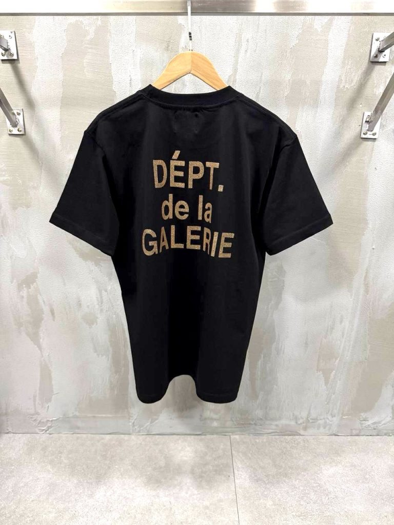 Black gallery dept print cotton tee