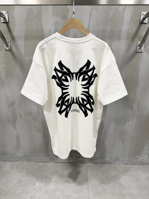 White amiri MA Quad cotton tee - Image 3