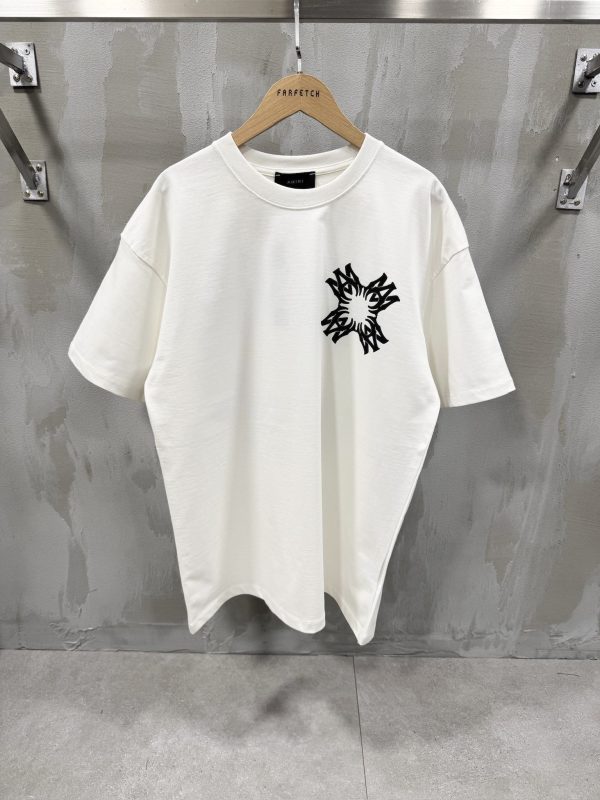 White amiri MA Quad cotton tee