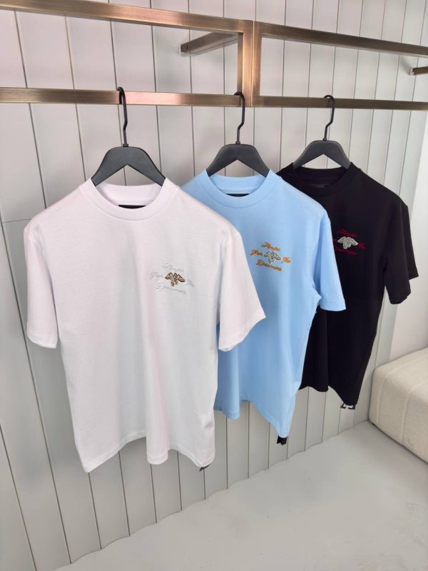 Blue amiri embroidered dreamers coton tee - Image 4