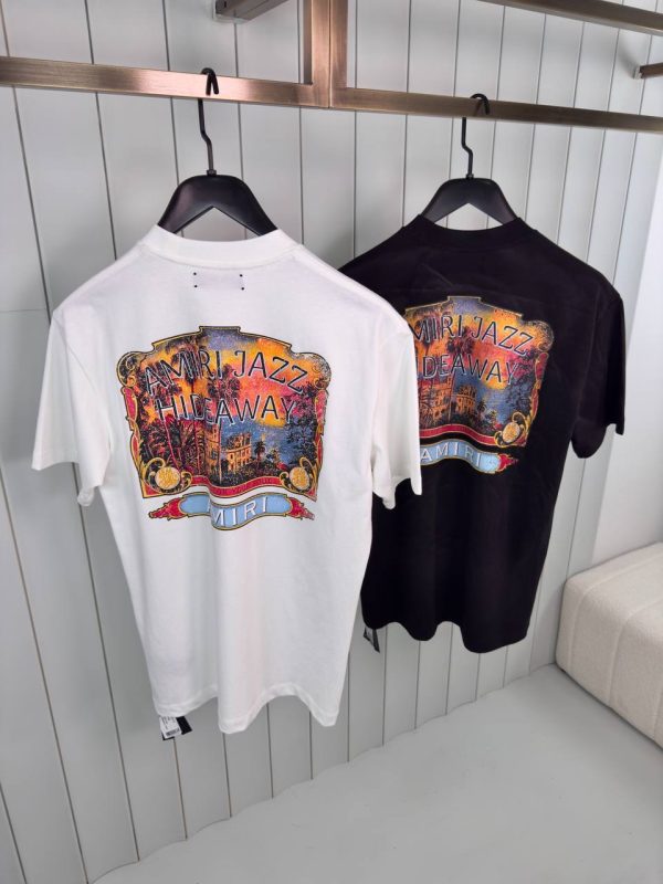 White amiri jazz hideaway cotton tee - Image 6