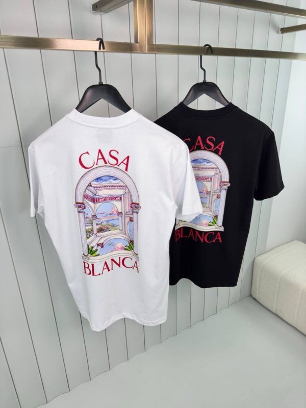 Black casablanca le passage cotton tee - Image 4